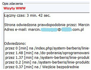 System Berberis ERP CRM BPM - wizyta WWW