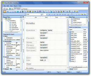 System Berberis ERP CRM BPM - projektowanie wydruków